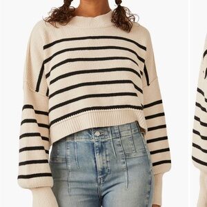 Free people cropped sweater